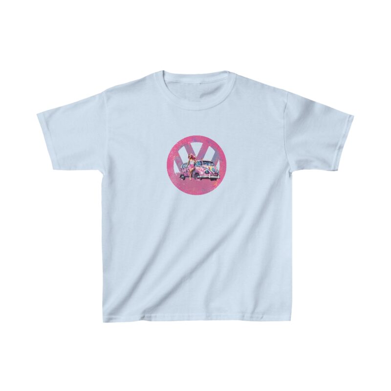 Barbiecore Van Girl Kids Heavy Cotton Tee