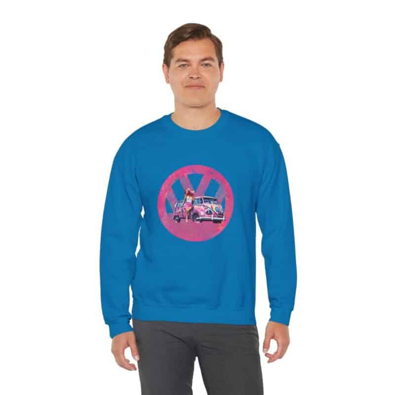 Barbiecore Van Girl Sweatshirt