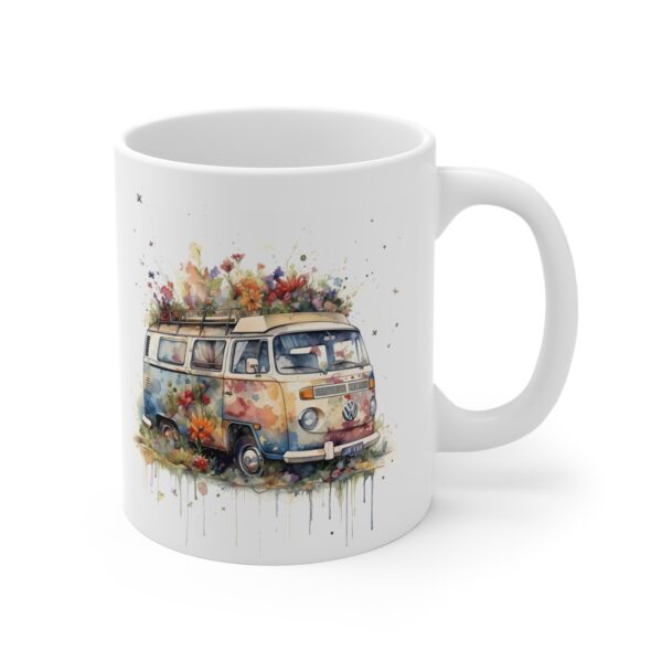 Watercolour Campervan Mug