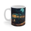 Beautiful Painting Of A Campervan At Night Mug