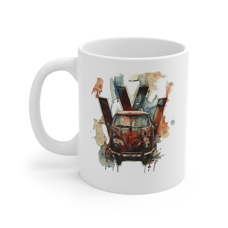 Rusty Vw Camper Mug