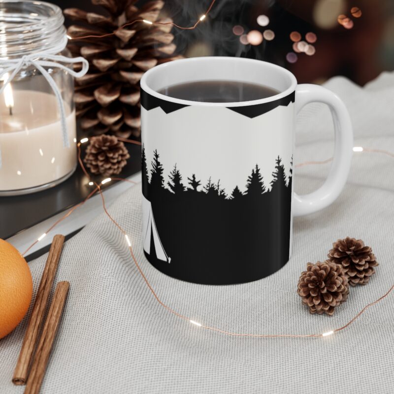 Tent In The Mountains Mug