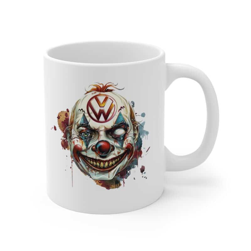 Evil Vw Clown Brain Mug