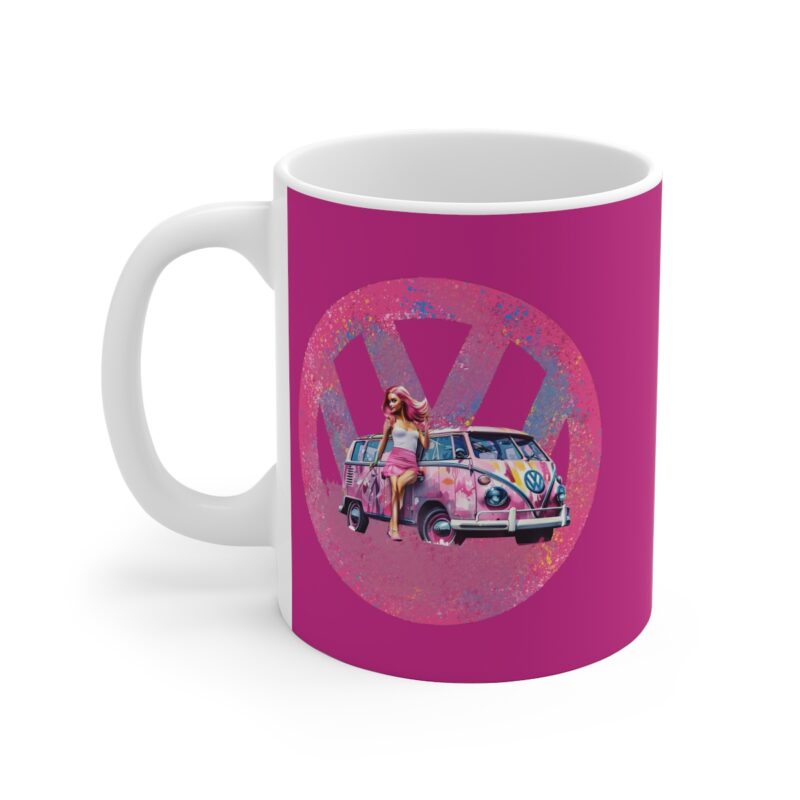 Barbiecore Van Girl Mug