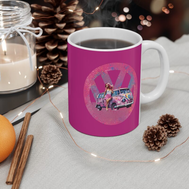 Barbiecore Van Girl Mug