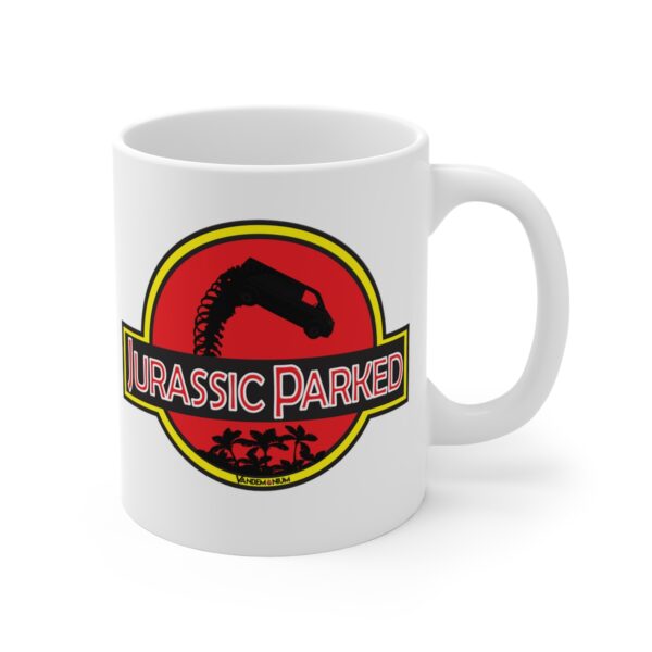 Jurassic Parked Funny Vw Camper Mug