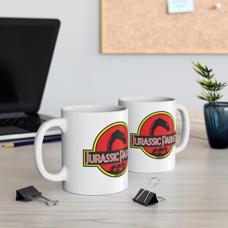 Jurassic Parked Funny Vw Camper Mug