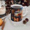 Rainy Street Campervan Painting Mug