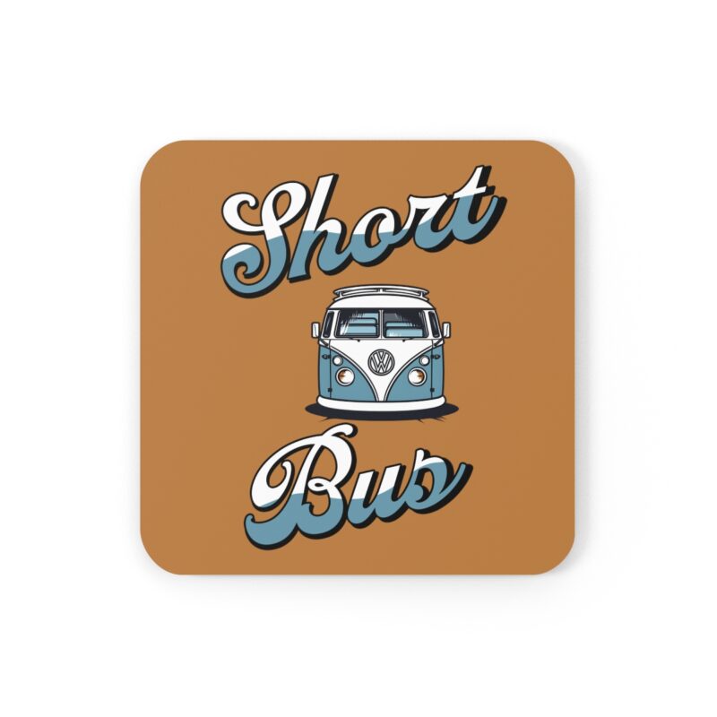 Short Bus Vw Camper Coaster Set