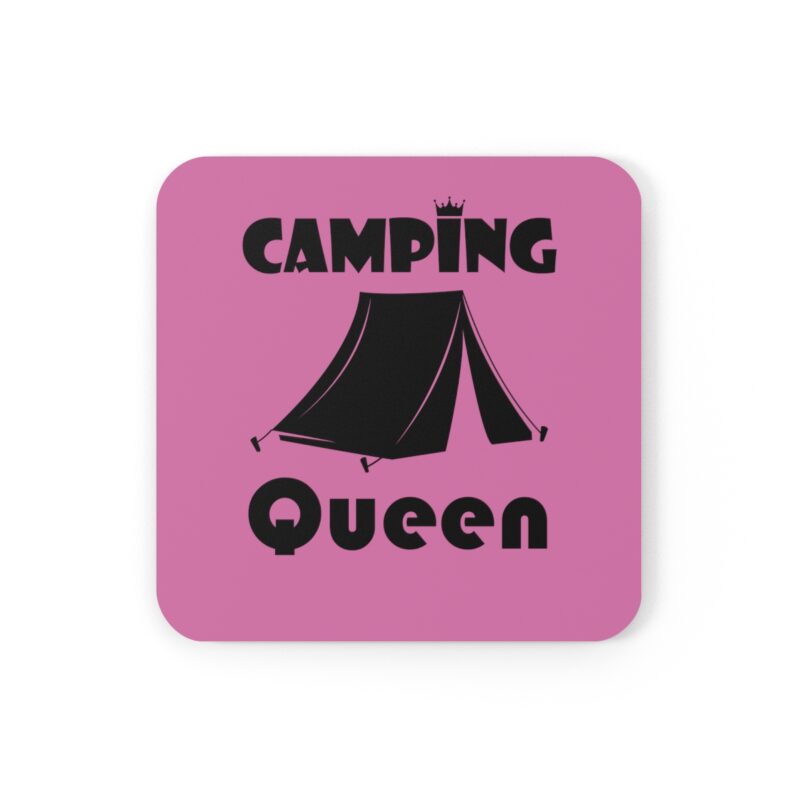 Camping Queen Corkwood Coaster Set