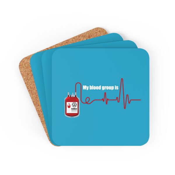 My Blood Group Is Vw Coaster Set