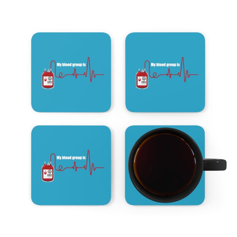 My Blood Group Is Vw Coaster Set