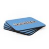 Blue Dublife Corkwood Coaster Set