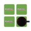 Green Dublife Corkwood Coaster Set