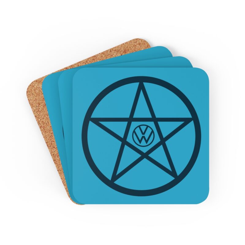 Vw Cult Pentagram Coaster Set