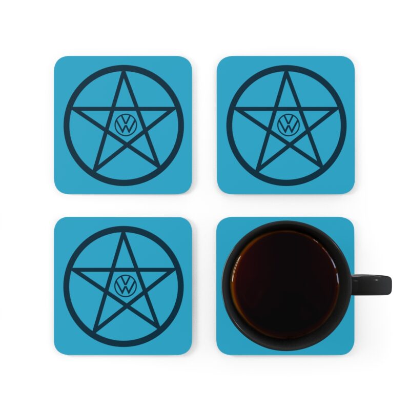 Vw Cult Pentagram Coaster Set