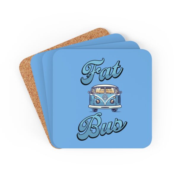 Fat Bus Vw Camper Coaster Set