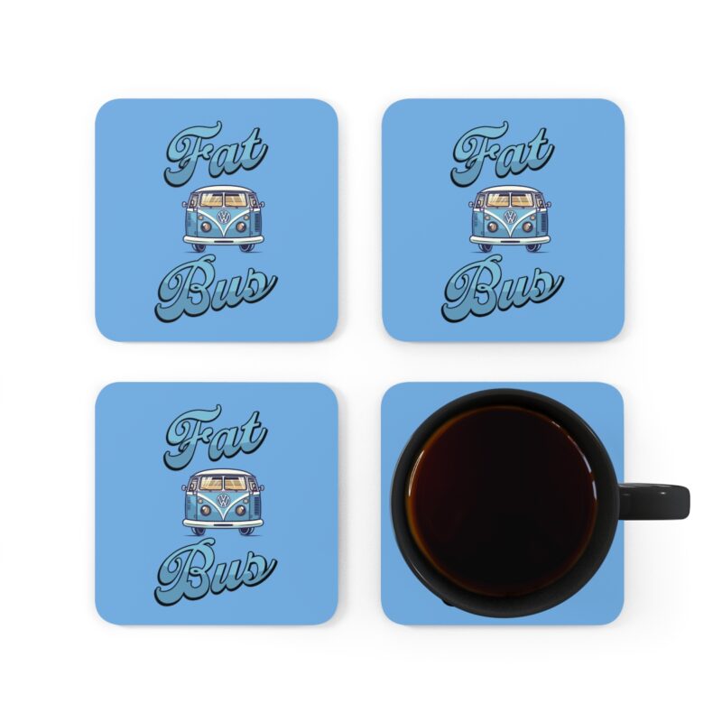 Fat Bus Vw Camper Coaster Set