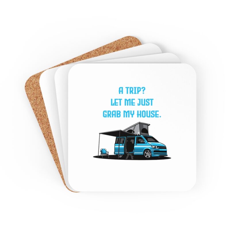 Funny Campervan Coaster Set