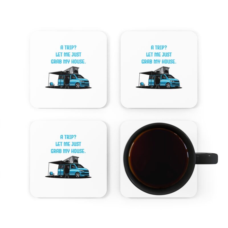 Funny Campervan Coaster Set