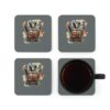 Rusty Vw Camper Corkwood Coaster Set