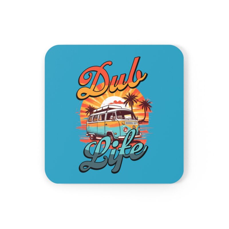 Dub Life Corkwood Coaster Set