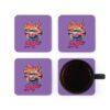 Vw Camper Dub Life Purple Coaster Set