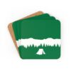 Camping In The Mountains Coaster Set