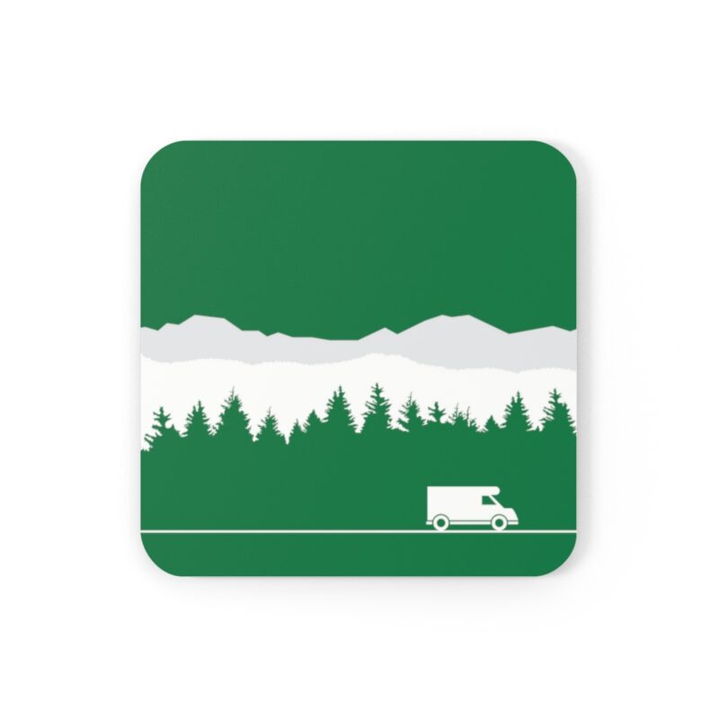 Caravan In The Mountains Coaster Set