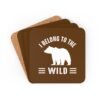 I Belong To The Wild Bear Coaster Set