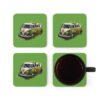 Rescued Vw Camper Corkwood Coaster Set