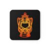 Vintage Camping Lantern Coaster Set