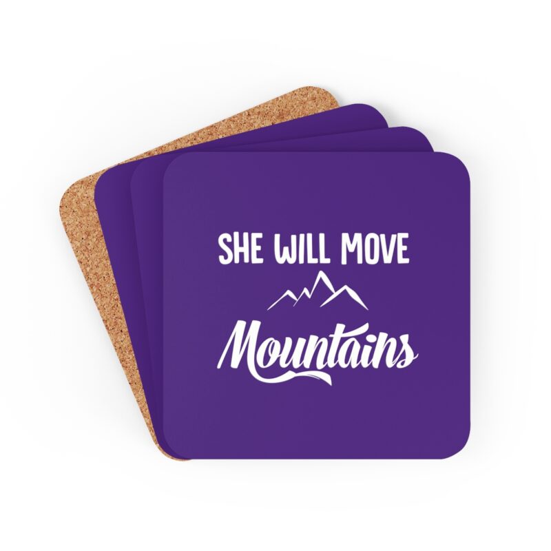 She Will Move Mountains Coaster Set