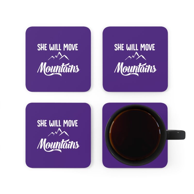 She Will Move Mountains Coaster Set