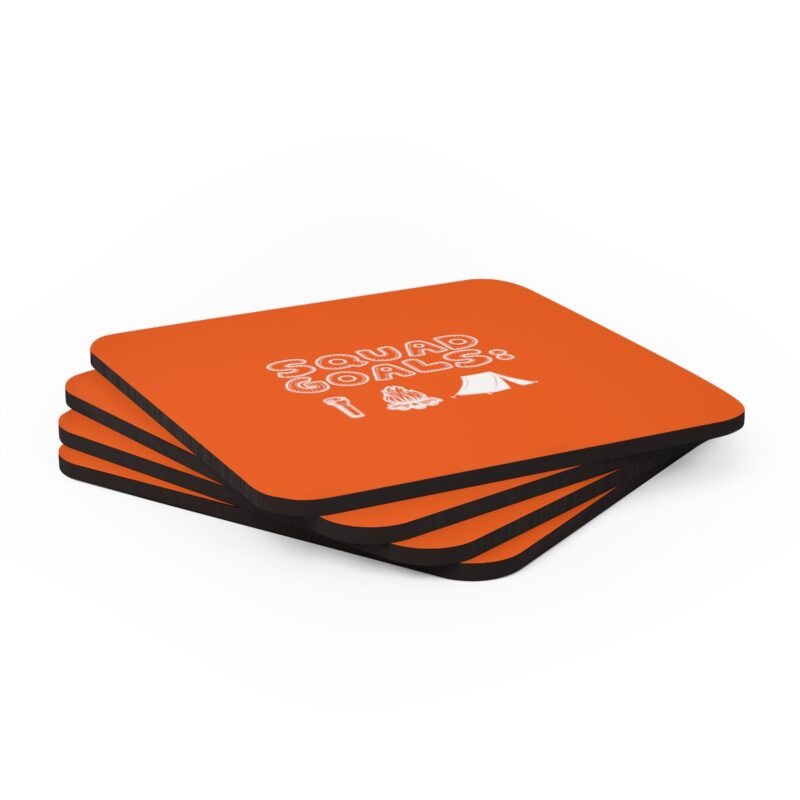 Camping Squad Goals Coaster Set