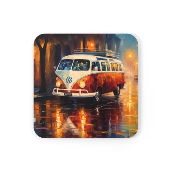 Vanlife Coasters - Set Of 4 Beautiful Campervan Print Coasters