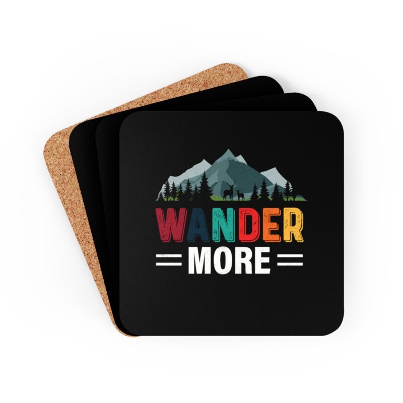 Wander More Coaster Set