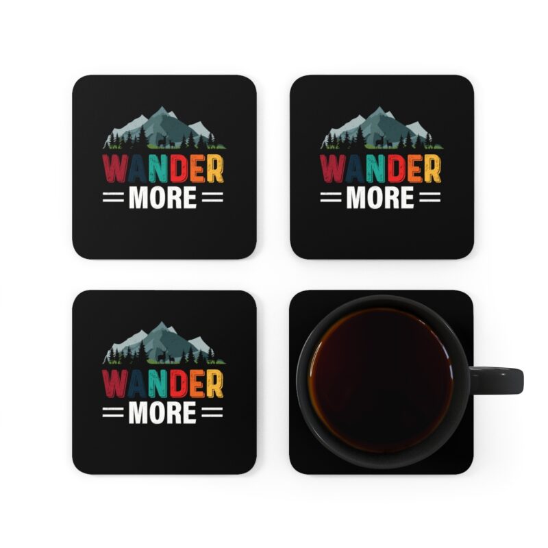 Wander More Coaster Set