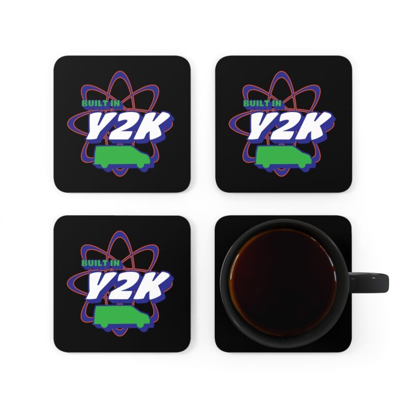 Retro T4 Built In Y2k Coaster Set