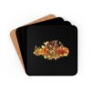 Scorched Vw Logo Corkwood Coaster Set