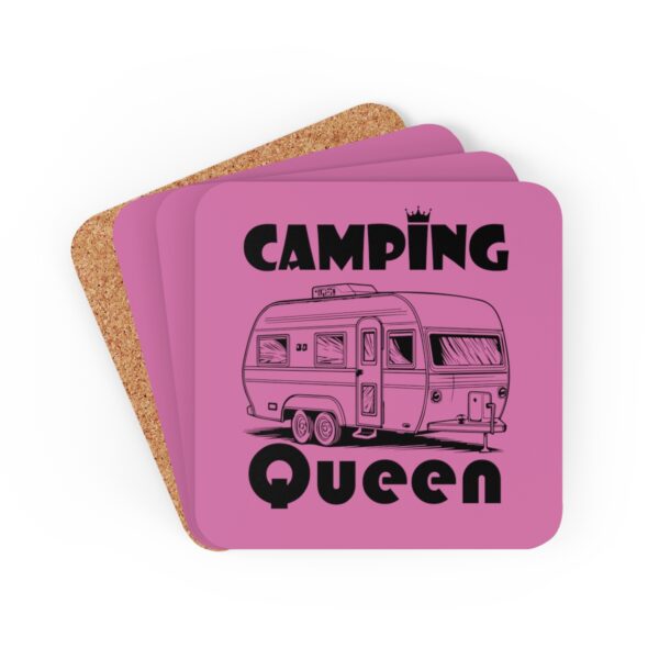 Camping Queen Caravan Coaster Set