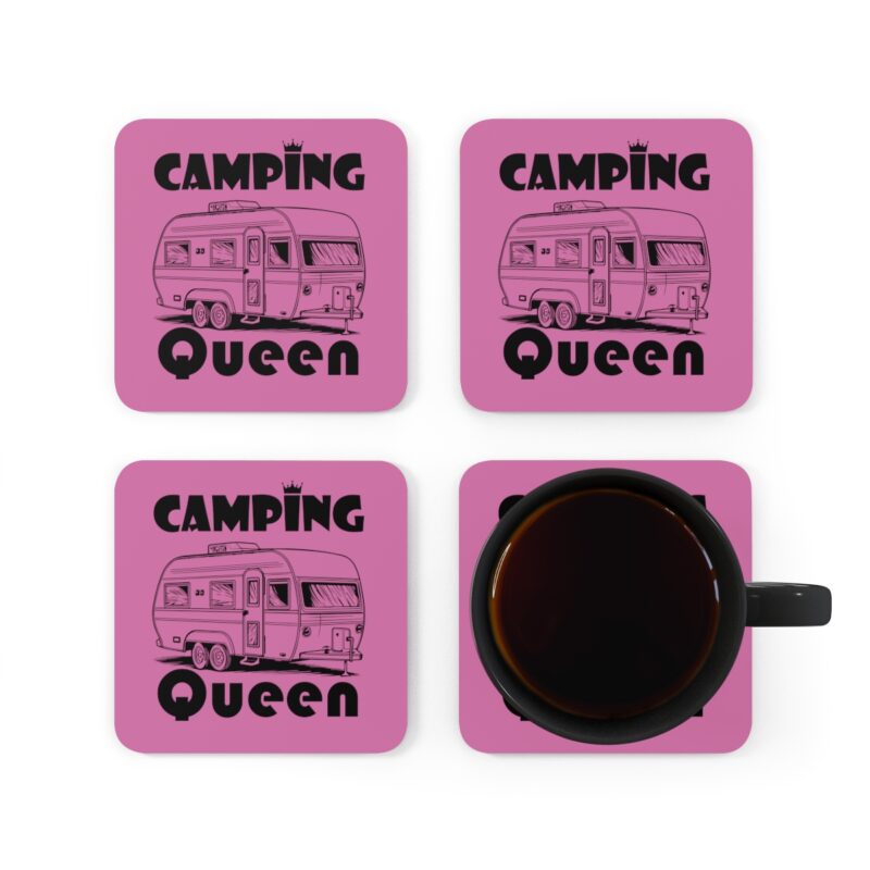 Camping Queen Caravan Coaster Set