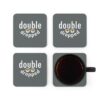 Double Dropped Coaster Set