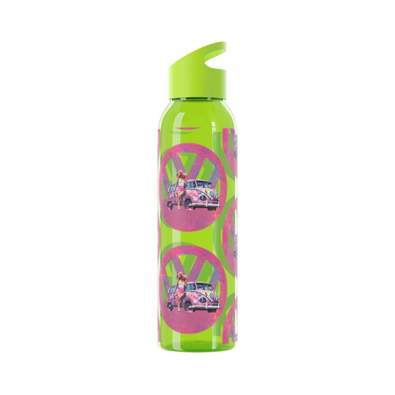 Barbiecore Van Girl Sky Water Bottle