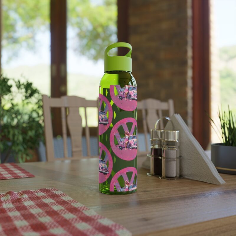 Barbiecore Van Girl Sky Water Bottle