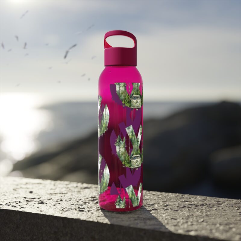 Vw Jungle Dubber Sky Water Bottle