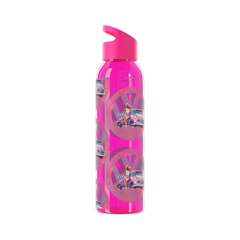 Barbiecore Van Girl Sky Water Bottle