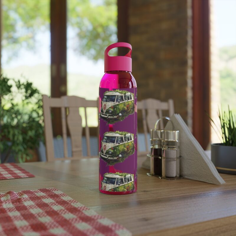 Rescued Vw Camper Sky Water Bottle