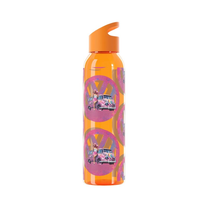 Barbiecore Van Girl Sky Water Bottle