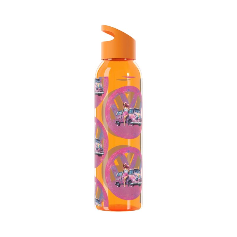 Barbiecore Van Girl Sky Water Bottle